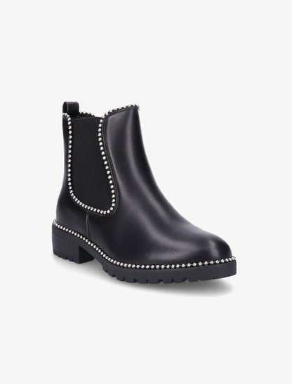 Chelsea boots à billes - Noir/argent - 2
