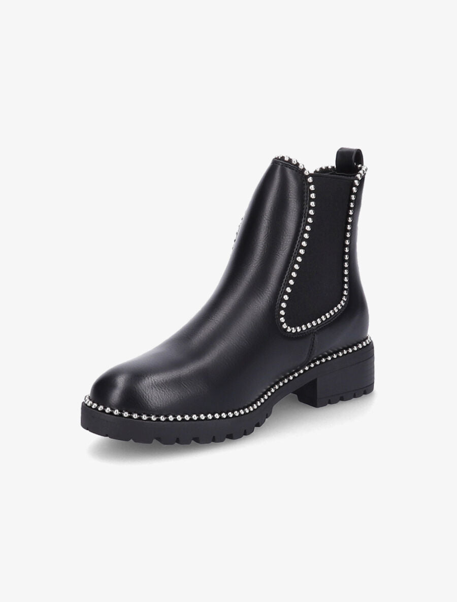 Chelsea boots à billes - Noir/argent - 3
