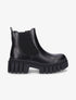 Bottines à semelle plateforme crantée - Noir - 1