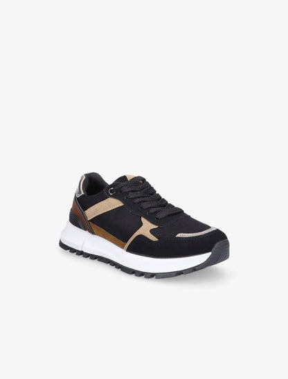 Running en suédine - Noir - 2