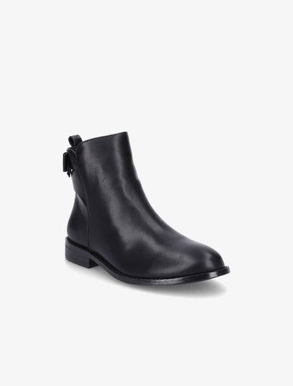Bottines en simili à noeud - Noir - 2