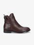 Bottines en simili à noeud - Marron - 1