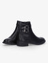 Boots effet osier tressé - Noir - 5
