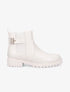 Bottines élastiquées à sangle et semelle crantée - Blanc - 1