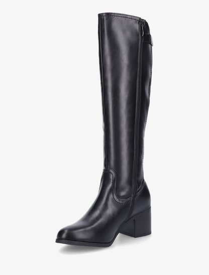 Bottes à contrefort stretch - Noir - 3