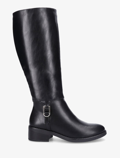 Bottes en simili cheville ornée d&