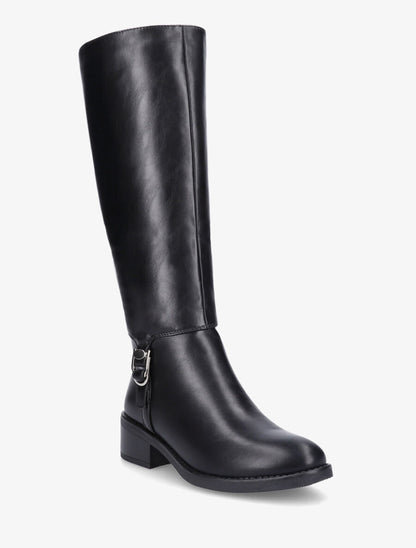 Bottes en simili cheville ornée d&
