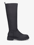 Bottes en simili effet gomme - Noir - 1