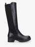 Bottes bi-matière style chaussette - Noir - 1