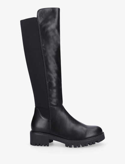 Bottes bi-matière simili et gomme - Noir - 5