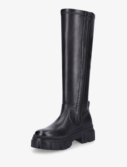 Bottes à plateforme et semelle crantées - Noir - 3