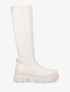 Bottes à plateforme et semelle crantées - Beige - 1