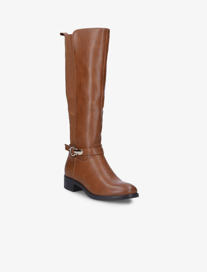 Bottes à côté élastiqué - Camel - 2
