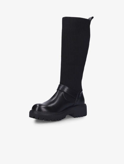 Bottes chaussettes à sangle - Noir - 4