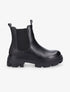 Boots style chelsea à contrefort pailleté - Noir - 1