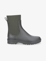 Bottines style chaussettes - Kaki - 5