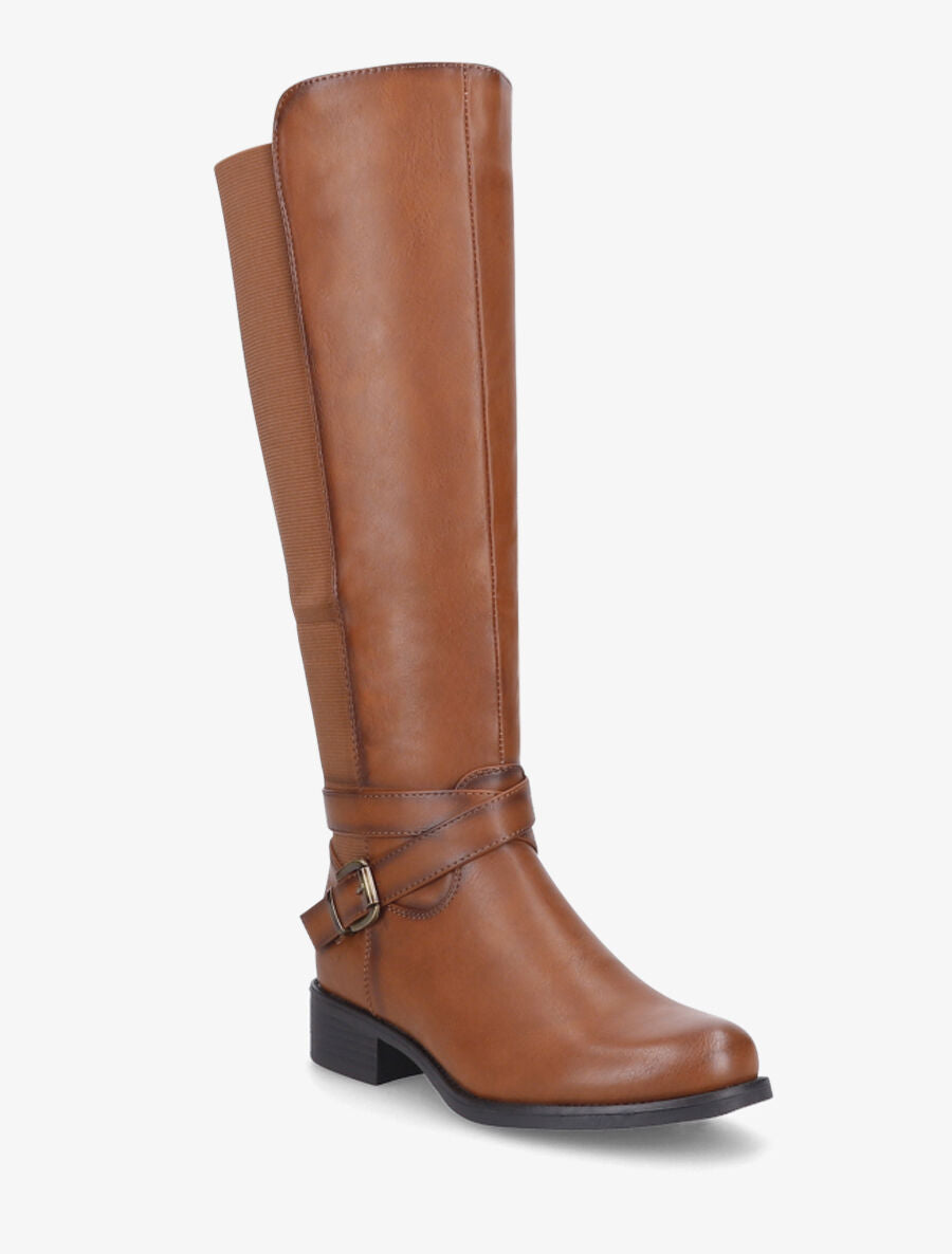 Bottes classiques élastiquées - Camel - 2