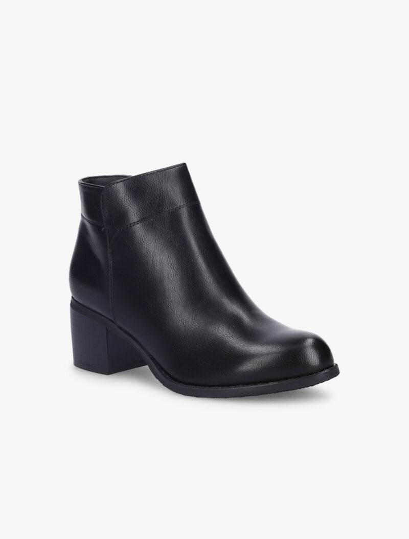 Bottines casual à bouts ronds - Noir - 3