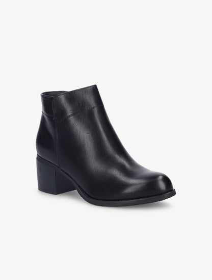Bottines casual à bouts ronds - Noir - 3