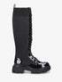 Bottes chaussettes à lacets - Noir - 1