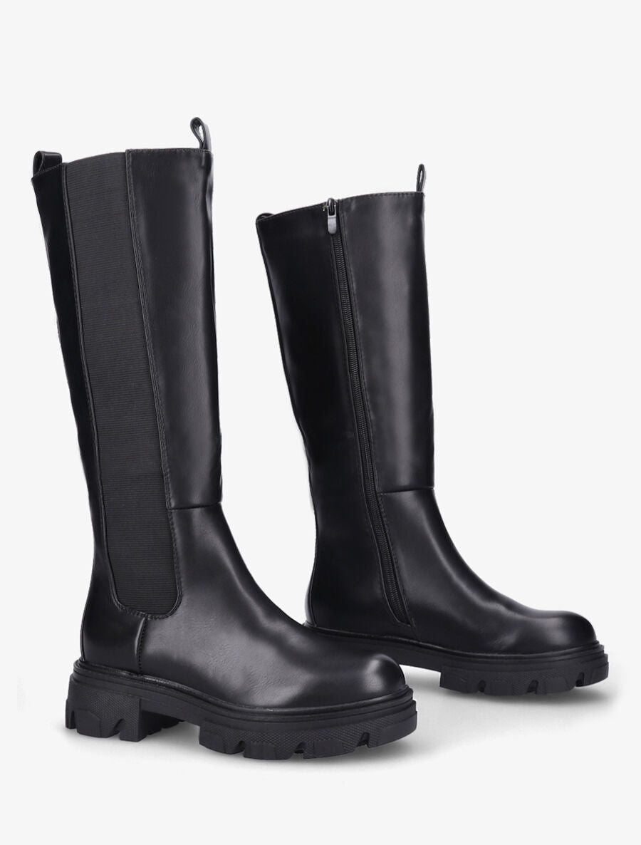 Bottes classiques élastiquées - Noir - 4