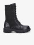 Bottines style chaussettes à motif grec - Noir - 5