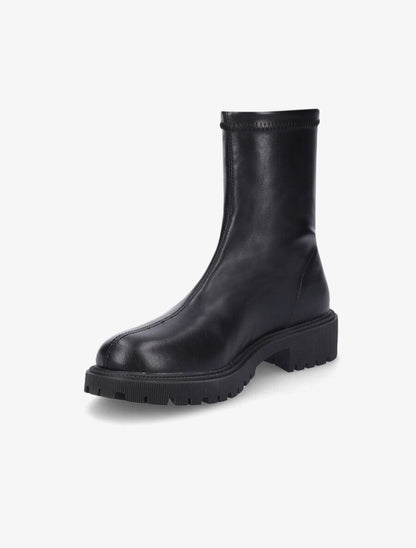 Bottines souples en simili - Noir - 3