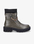 Bottines style rangers à chaînes - Kaki - 1