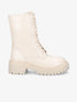 Bottines militaire en simili - Beige - 1