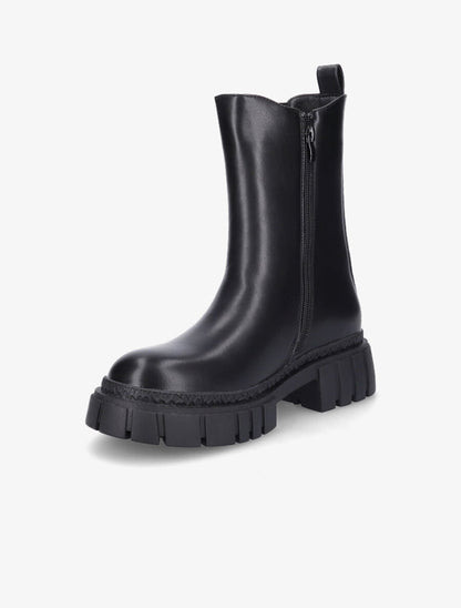 Boots montantes élastiquées - Noir - 3