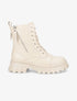 Boots militaire à zip - Beige - 1