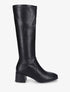 Bottes classiques en simili - Noir - 1