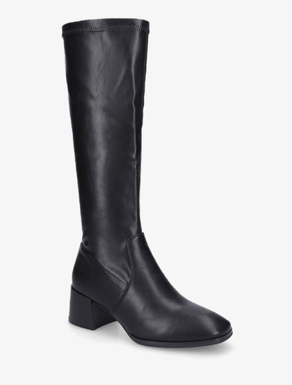 Bottes classiques en simili - Noir - 2