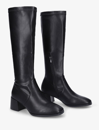 Bottes classiques en simili - Noir - 4