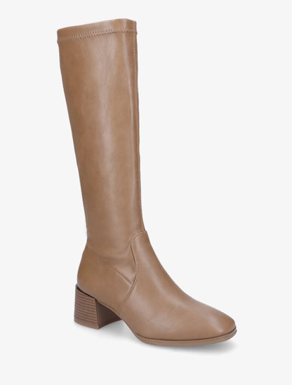 Bottes classiques en simili - Taupe - 2