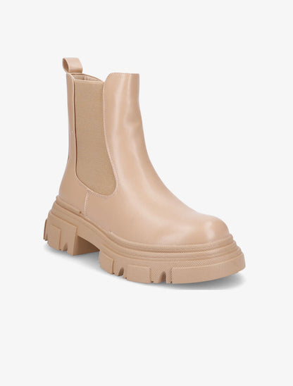 Boots à semelles crantées - Beige foncé - 2