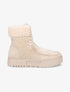 Boots lacées en suédine - Beige - 5
