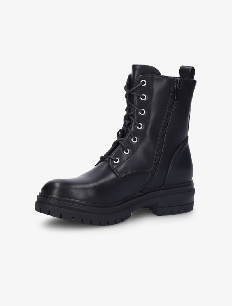 Boots en simili - Noir - 4