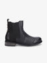 Bottines élastiquées effet python - Noir - 5