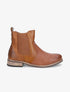 Bottines élastiquées effet python - Camel - 1