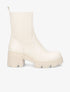 Boots montantes bi-matière - Beige - 5