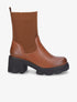 Boots montantes bi-matière - Camel - 5