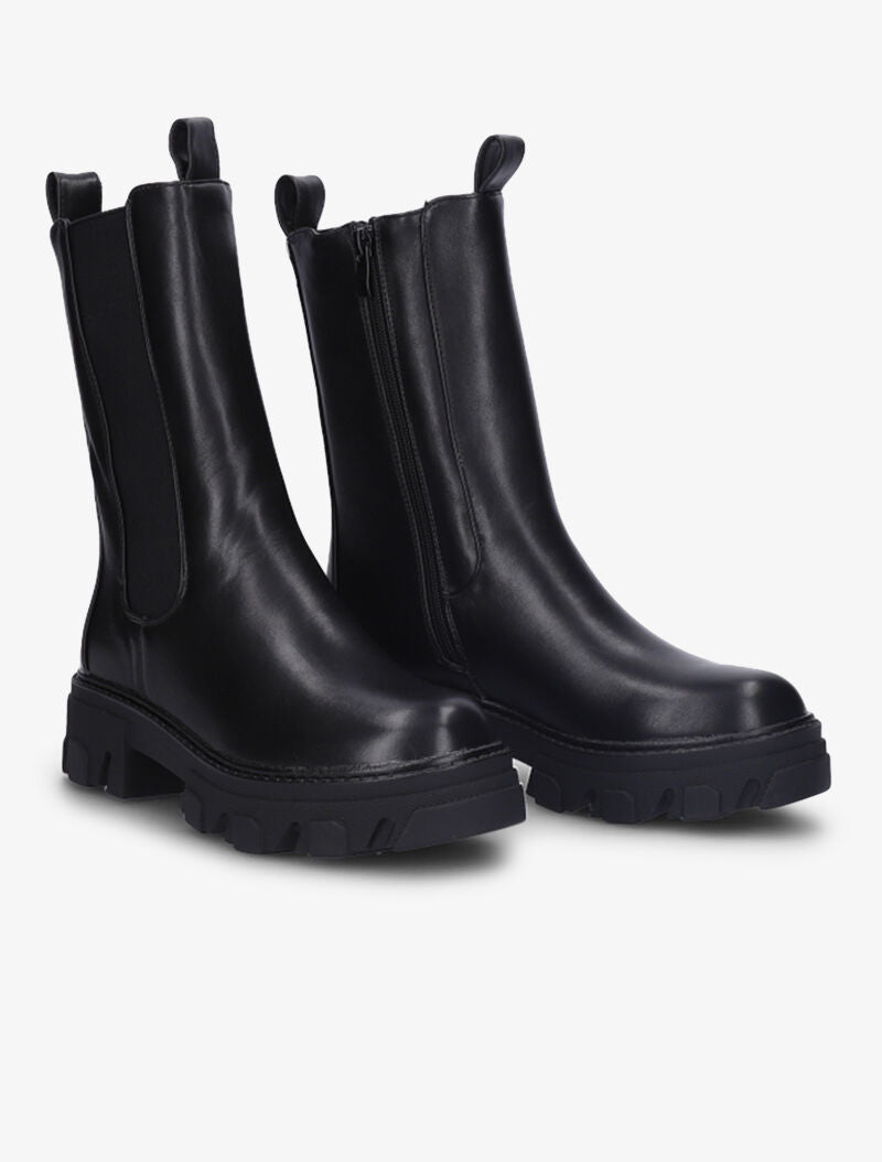 Bottes crantées stylisées - Noir - 1