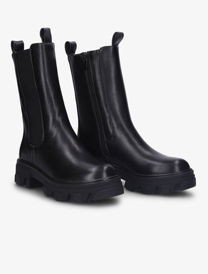 Bottes crantées stylisées - Noir - 1