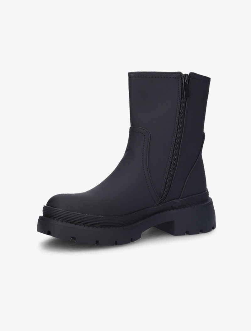 Bottines à semelles crantées - Noir - 4