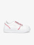 Sneakers à lacets imprimé interchangeables - Rose - 5