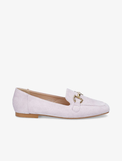 Mocassins à boucle en suédine - Lilas - 1
