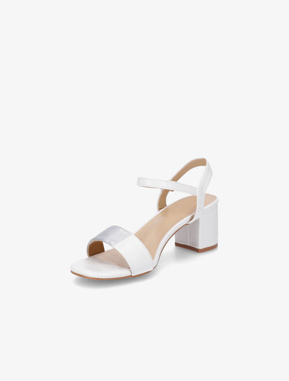 Sandales à bride fantaisie en simili - Blanc - 3