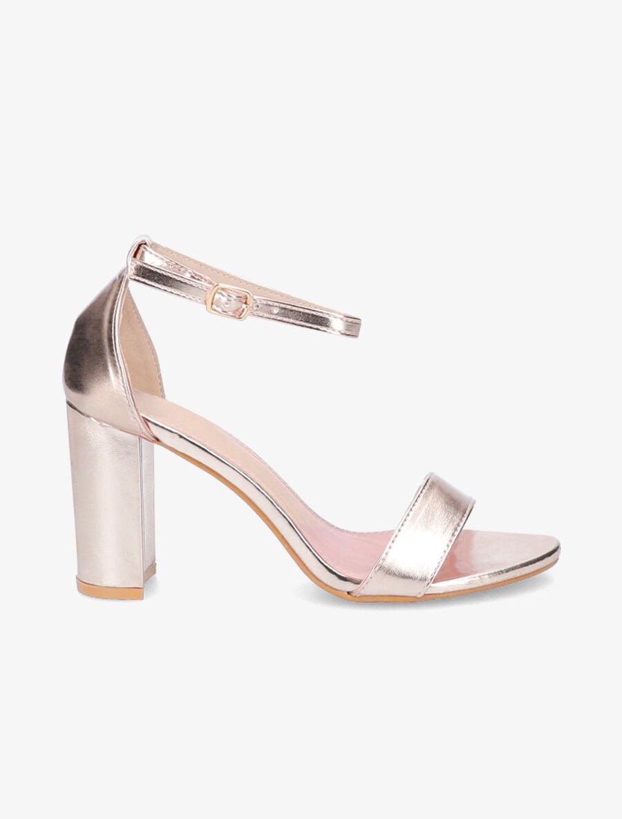 Sandales hautes à bride classique - Rose gold - 1