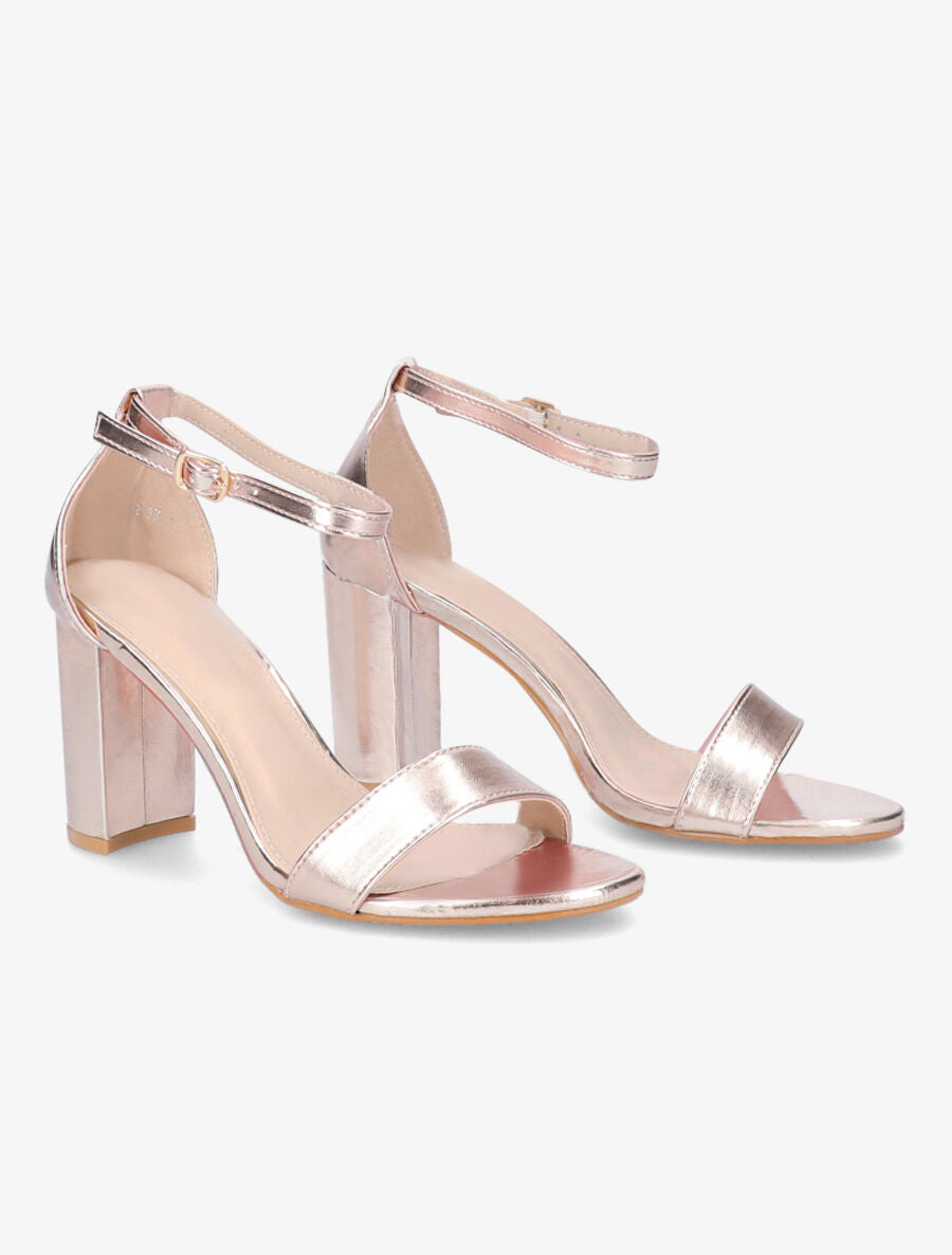 Sandales hautes à bride classique - Rose gold - 4